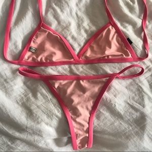 BoutineLA reversible thong bikini